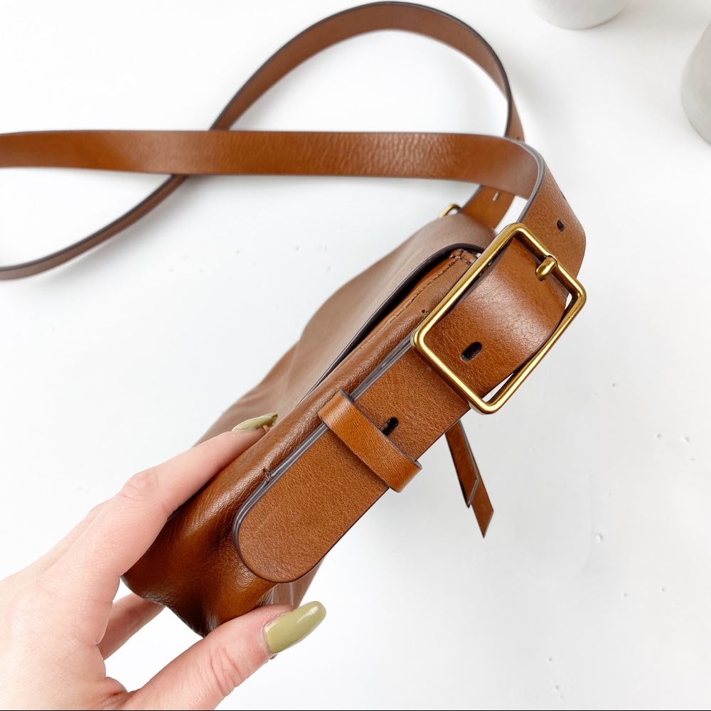 Fossil Harper Small Cross Body Bag Brown Cow Hide - Picture 7 of 8